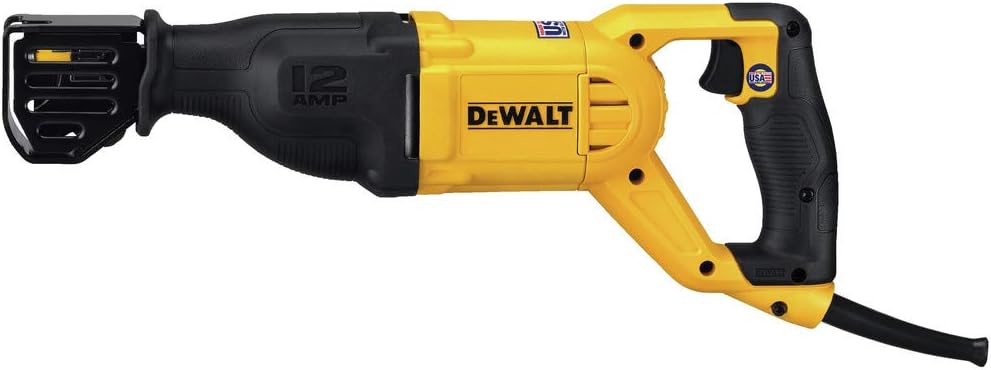 DEWALT DWE305R 12.0 Amp Reciprocating Saw (Renewed)