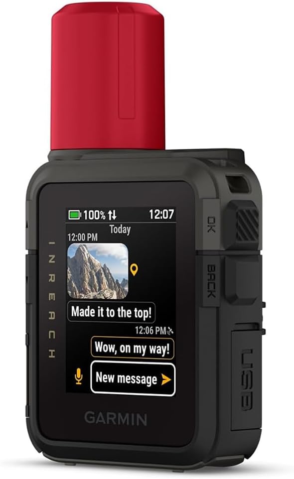 Garmin inReach Mini 3 Plus, Rugged Global Satellite Communicator with Touchscreen Texting, Photo & Voice Messaging, Emergency SOS Messages - Bundle w/Deco Essentials 26-Month CPS Plan