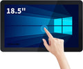 18.5 inch Touchscreen Industrial Computer Monitor, Wall Mountable WiFi & BT Smart Board for Office & Classroom, 1080P Display, Win-10 Pro, Core i7, 8GB RAM & 256G SSD