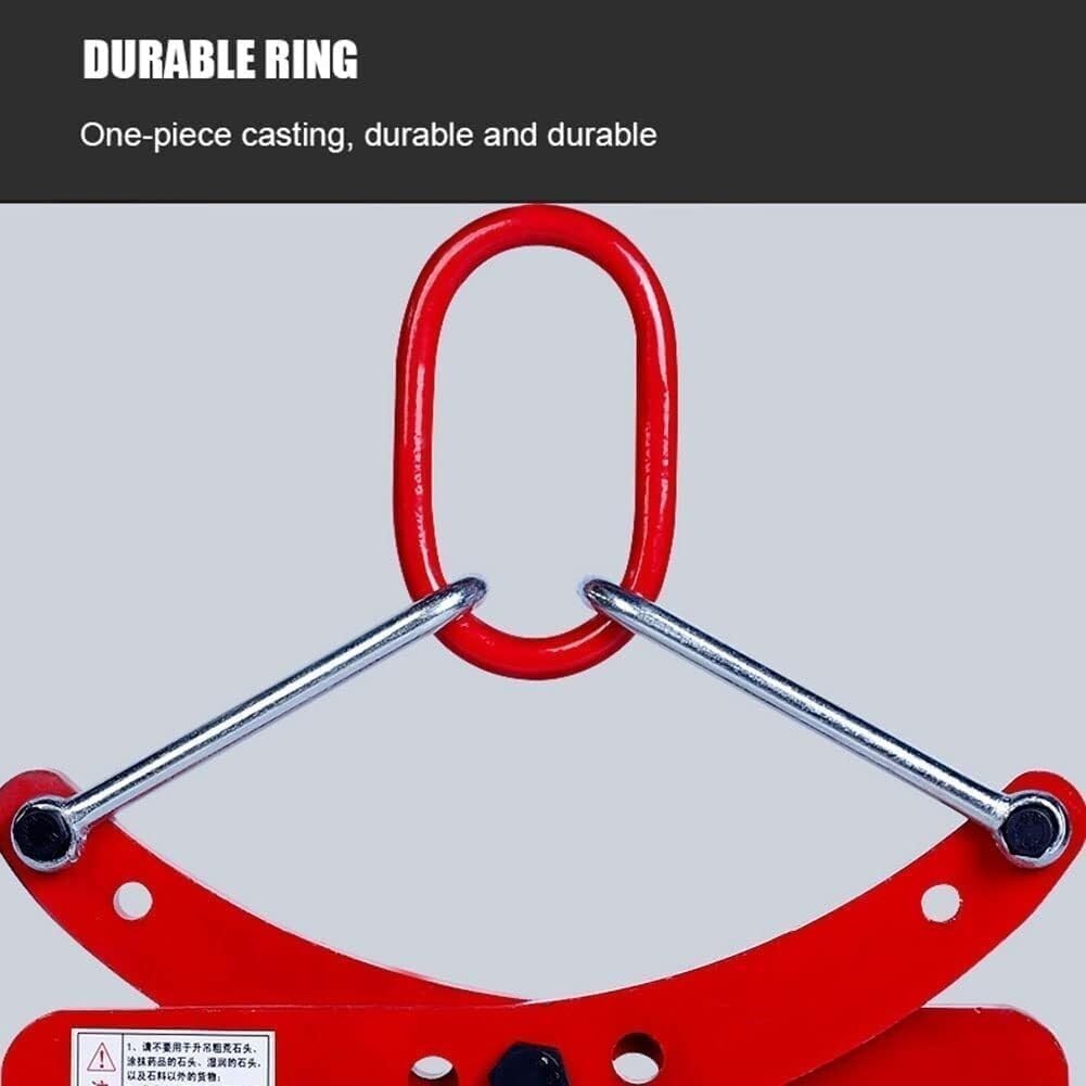 Granite Slab Lifting Clamp Heavy Duty Stone Scissor Lifter Clamp for Marble Concrete Blocks Slate Sheets,One Color-6 inch