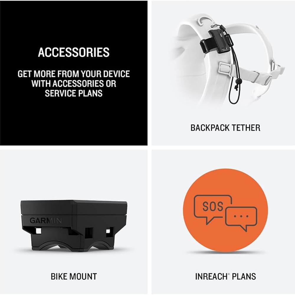 Garmin inReach Mini 3 Plus, Rugged Global Satellite Communicator with Touchscreen Texting, Photo & Voice Messaging, Emergency SOS Messages - Bundle w/Deco Essentials 26-Month CPS Plan
