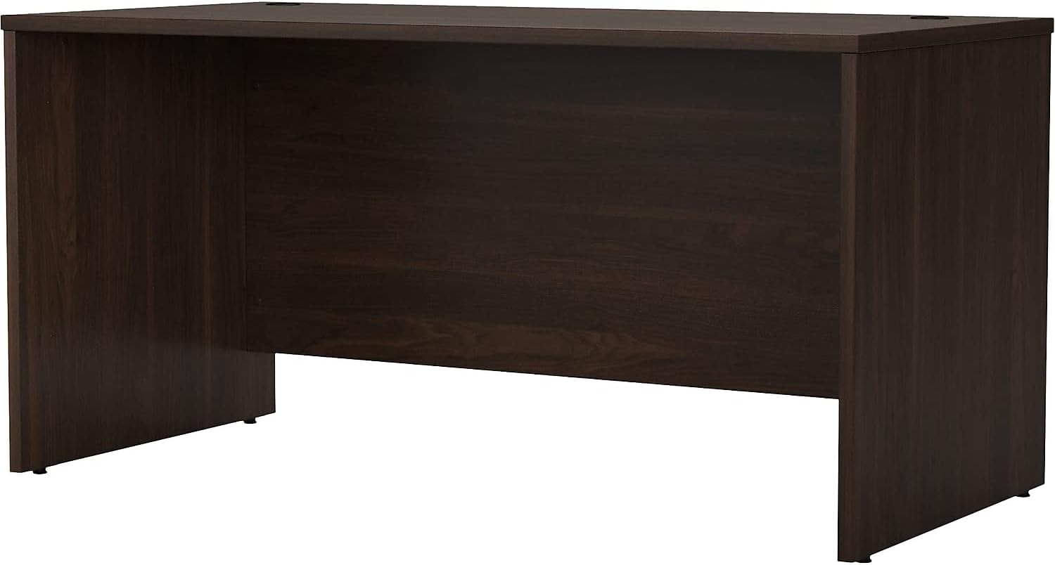 Bush Business Furniture Studio C 60W x 30D Office Desk in Black Walnut, Computer Table for Home or Professional Workspace