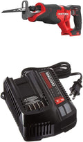 CRAFTSMAN V20 Reciprocating Saw, Cordless with Fast Charger, Battery Sold Separately (CMCS300B & CMCB104)