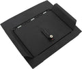 KEREN Center Console Gun Safe - Console Gun Vault Compatible with Ford F250 Super Duty 2023-2026, High Security Armrest Lock Box with 4 Digit Combination Lock with Key