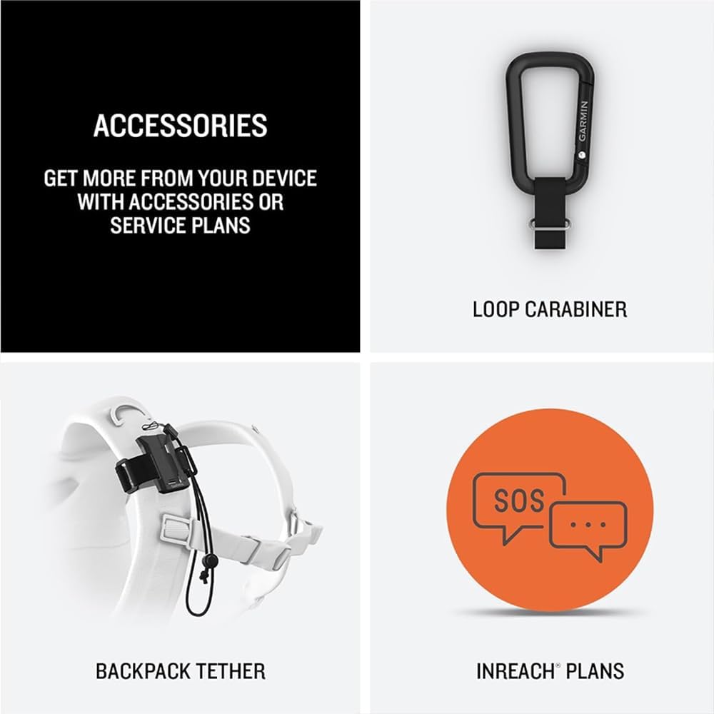 Garmin inReach Mini 3, Rugged Compact Global Satellite Communicator with Color Touchscreen, Two-Way Texting, Emergency SOS Messaging - Bundle w/Deco Essentials 26-Month CPS Plan
