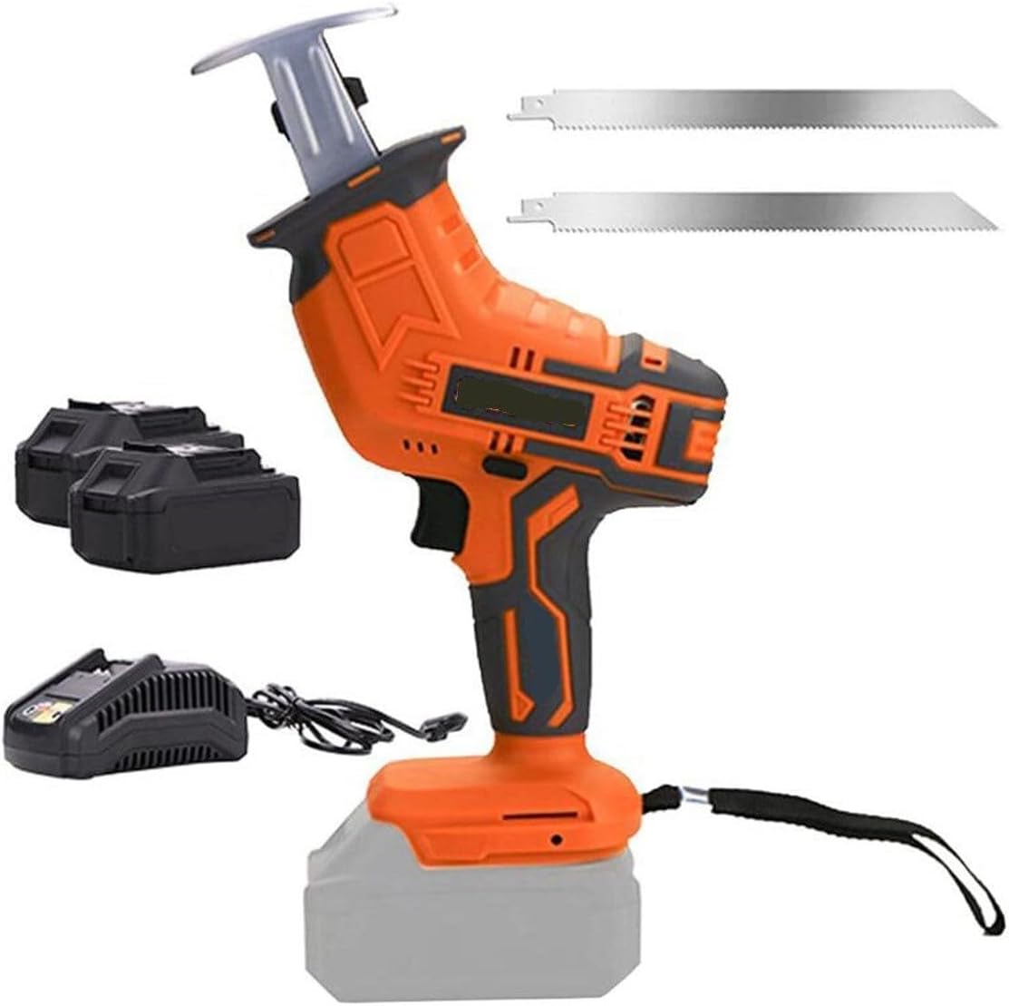Electric Bone Saw, Cordless Reciprocating Saw with LED Light, Battery Powered (1 Battery + 2 Sawtooth)