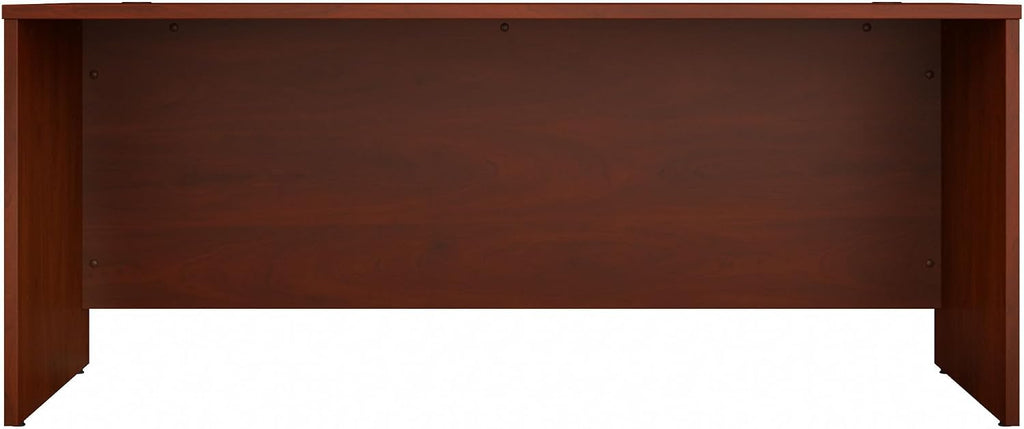 Bush Business Furniture Studio C 72W Computer Desk with Wire Management and Modesty Panel in Hansen Cherry, Professional Table for Home Office and Corporate Office