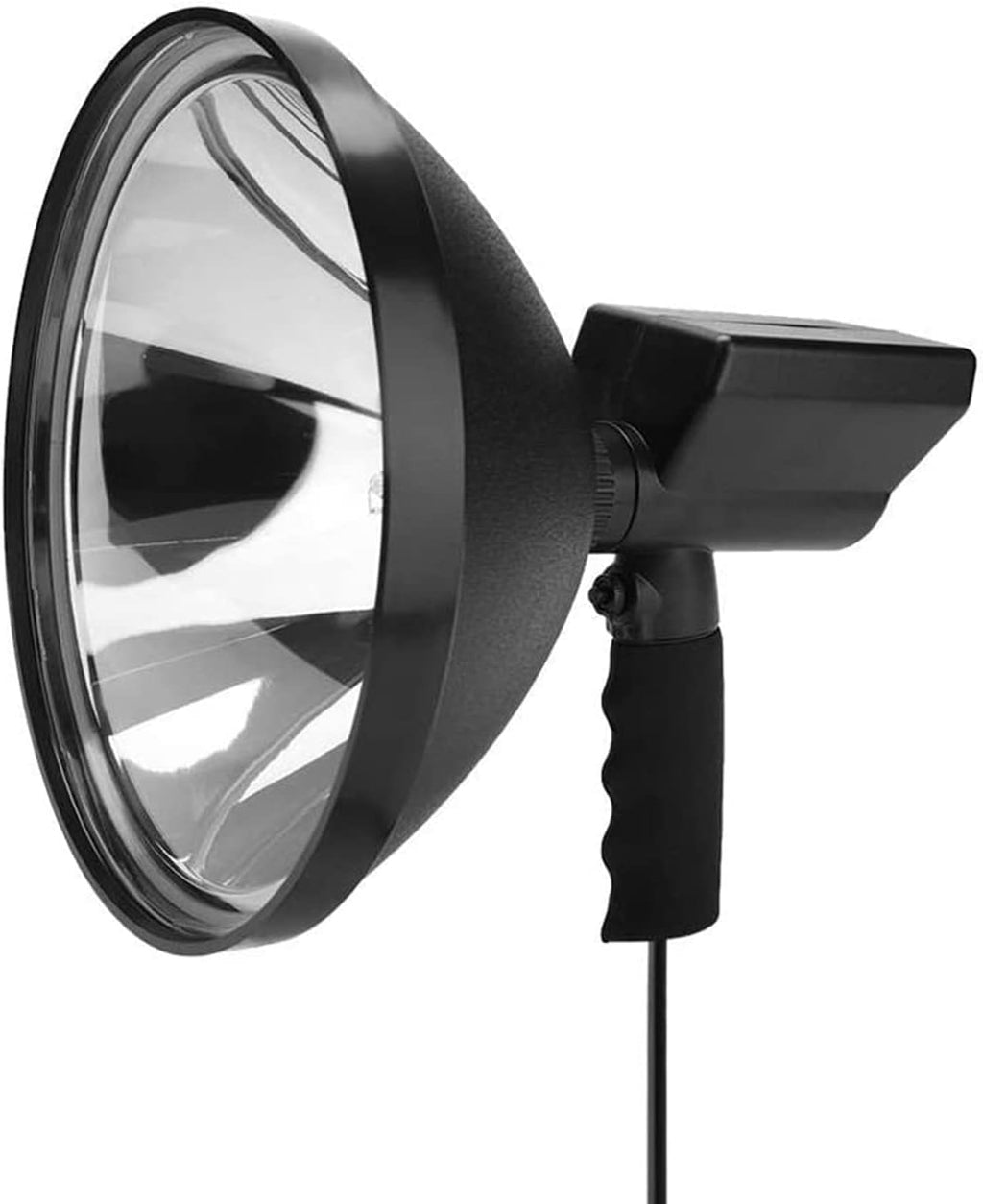 Garosa HID Portable Xenon Spotlight 100W DC12V HID Handheld Torch Hunting Light Spot Light Work Spotlight 9 Inch Handheld Flashlight Spot Beam Black for Camping Fishing Boat Outdoor Indoor