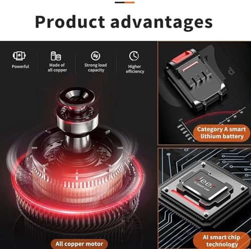 Cordless Electric Bone Saw - Professional Butcher Reciprocating Saw for Commercial & Home Use, Battery-Powered, Heavy-Duty Meat Cutter, Portable Meat Slicing Tool