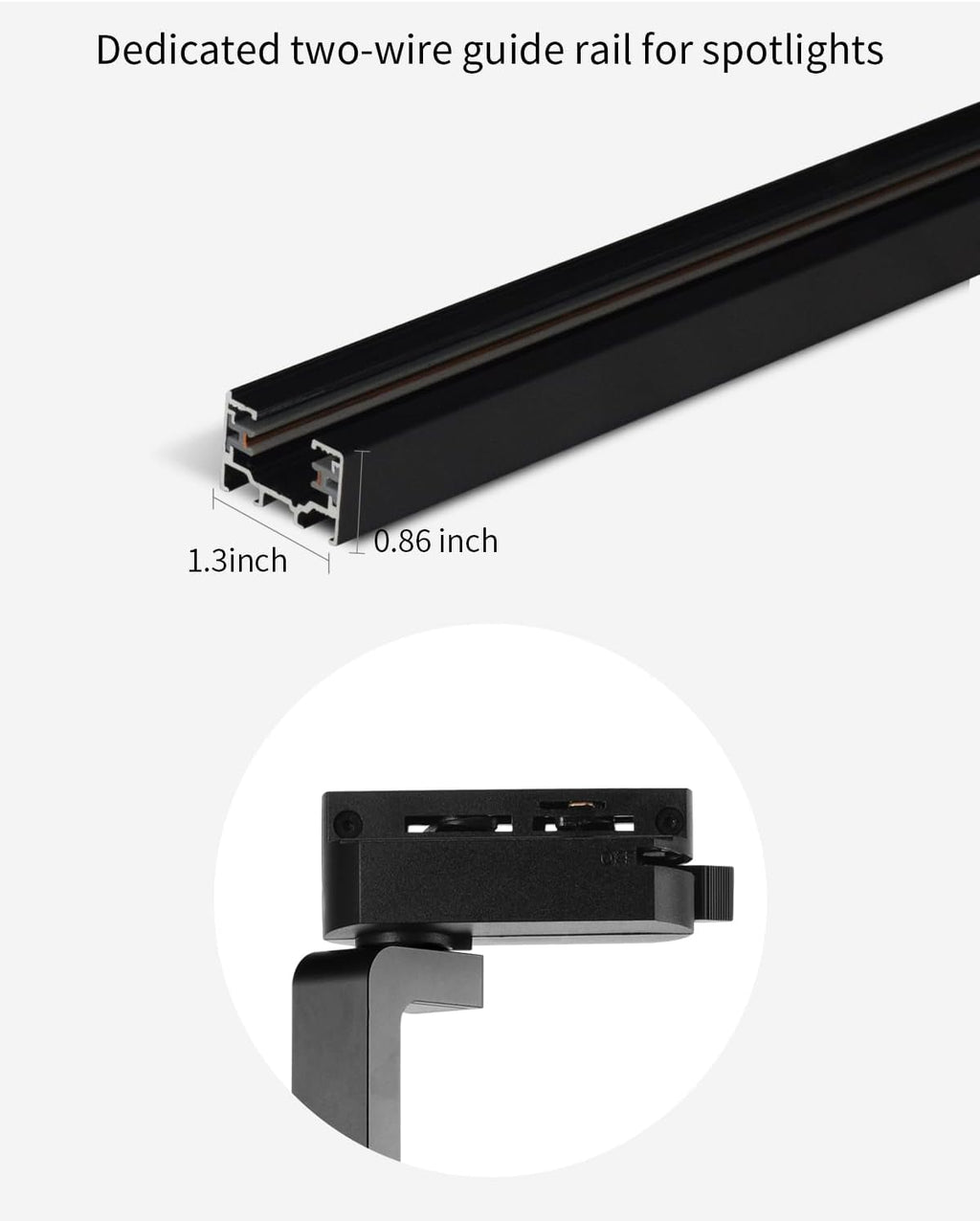 LED Dimmable Ceiling Spotlight, 18W Adjustable Aperture Zoom Light, Aluminum Indoor Monopoint Light for Museum Art Gallery Exhibition 4000K