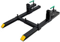 Pallet Forks 60', Clamp On Tractor Bucket Forks with Adjustable Stabilizer Bar, Heavy Duty Front Loader Forks, Fork Attachment for Skid Steer,Loader Bucket,60''with Stabilizer Bar 2000LBS