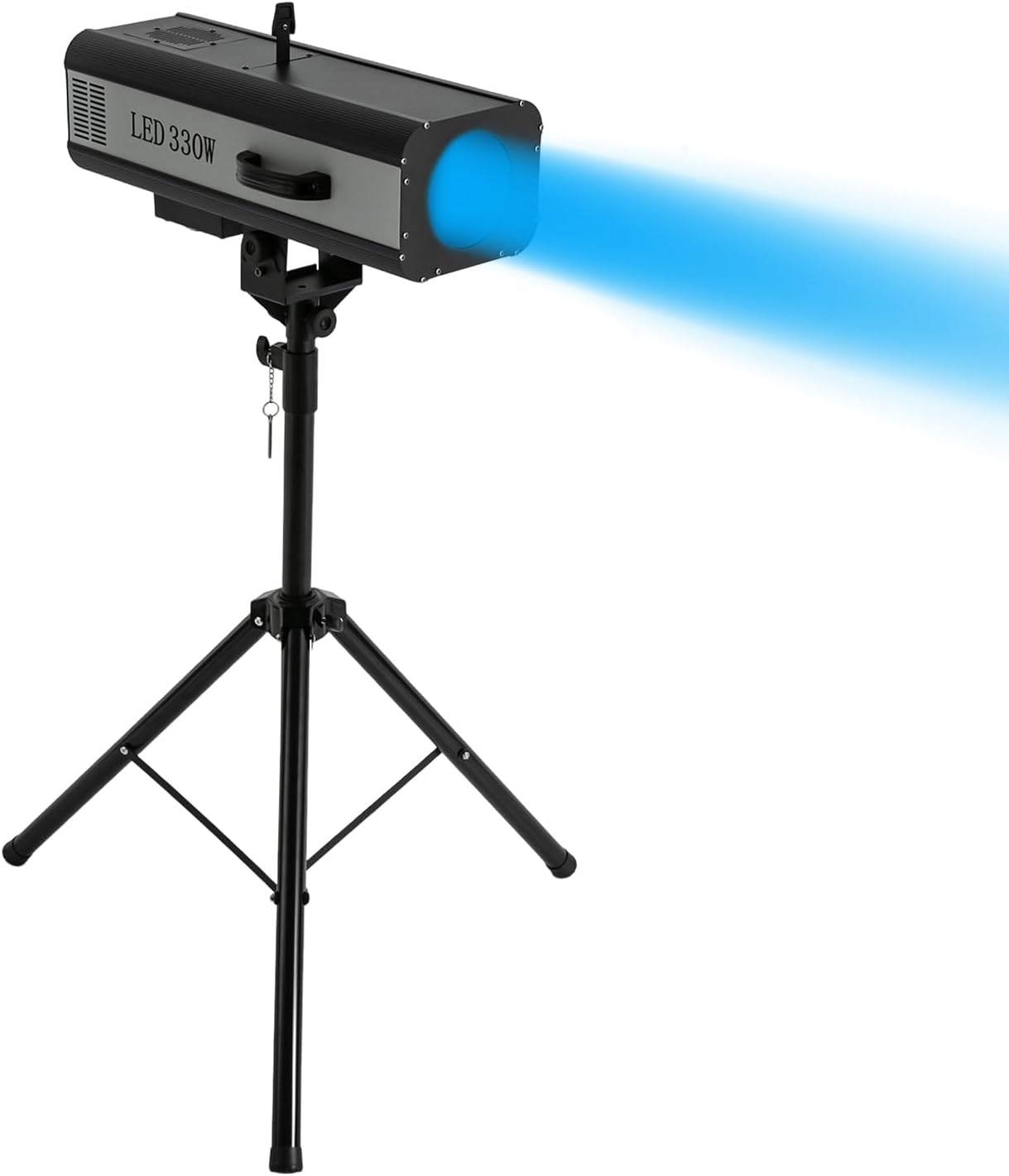 330W LED Follow Spot Light Manual Control Spotlight Stage Light Adjustable Aperture DJ WashLight Muti-Color Stage Spotlight with Stand for Party Disco Wedding Birthdays Christmas Party Show(330W)