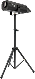230W Professional Beam Moving Head Spotlight, Stage Light with Adjustable Tripod, Manual Control for Strobe & Color Change, DJ Lighting for Club, Concert, Wedding, Party