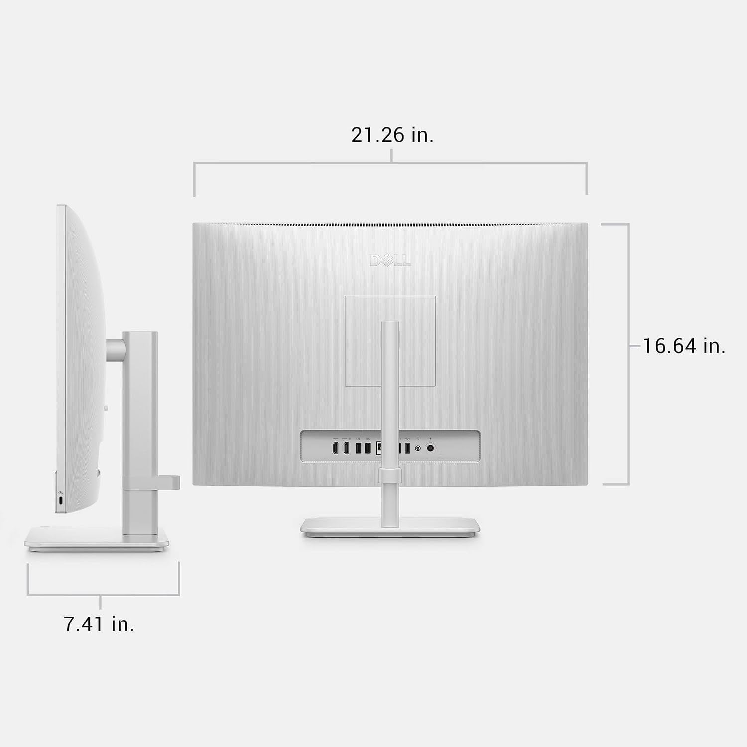 Dell 24 All-in-One Desktop, Intel Ultra 7 355, 64GB DDR5, 1TB SSD, Copilot+ PC, 23.8' FHD(1920x1080) Touchscreen, Pen Support, Wi-Fi 7, Win 11 Home, BT 6, KB and Mouse