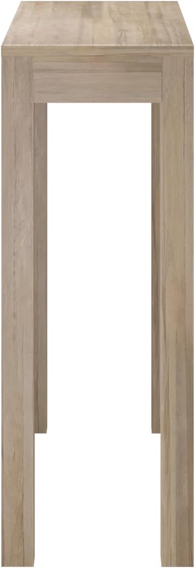 Plank+Beam Modern 56 Inch Console Table, Solid Pine Wood Entryway Table, Narrow Sofa Table for Hallway or Living Room, Blonde