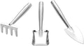 Garden Tools Set, 3 Piece Heavy Duty Gardening Tools, Stainless Steel Garden Tool Set Outdoor Gardening Hand Tools -Gift for Women and Men