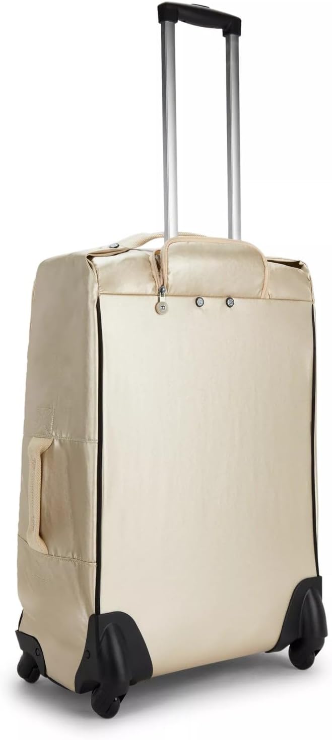 Kipling Women's Darcey Medium 26-Inch Softside Checked Rolling Luggage, 360 Degree Spinning Wheels