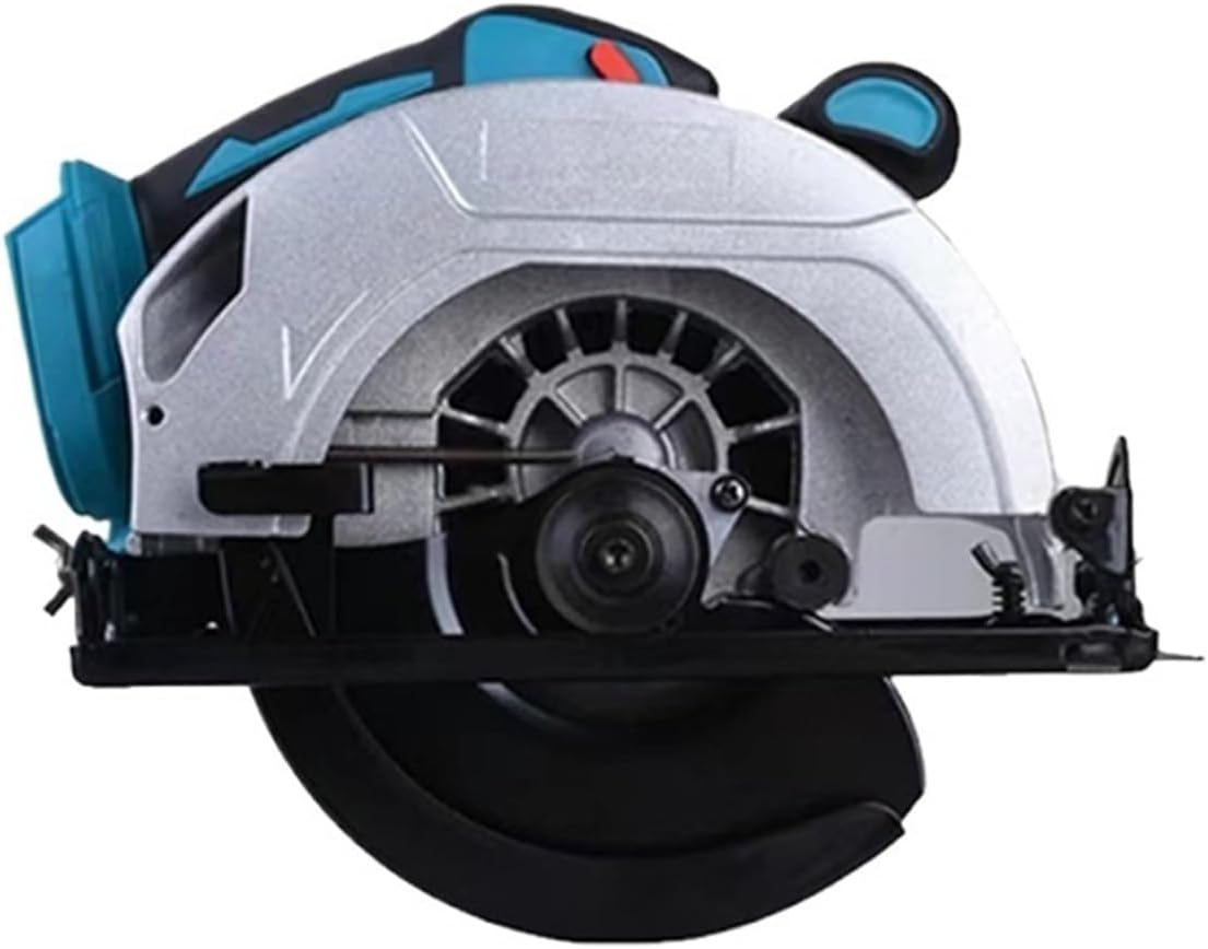 Reciprocating Saw, 7 Inch Brushless Electric Circular Saw Cordless High Power Board Cutting Machine Woodworking Tools For Or Battery(With battery)