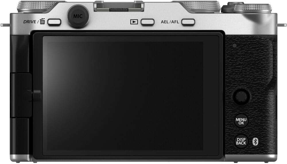 Fujifilm X-M5 Mirrorless Digital Camera with Fuji XC 15-45mm f/3.5-5.6 OIS PZ Lens Kit - Silver Bundle with 64GB Memory Card + Cleaning kit + Travel Bag + More