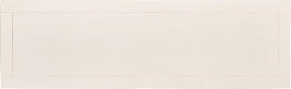 SAFAVIEH Home Collection – Christa Ivory Console Table, 3-Drawer Storage with Natural Basket Drawers, Coastal Entryway Design (AMH5737K)
