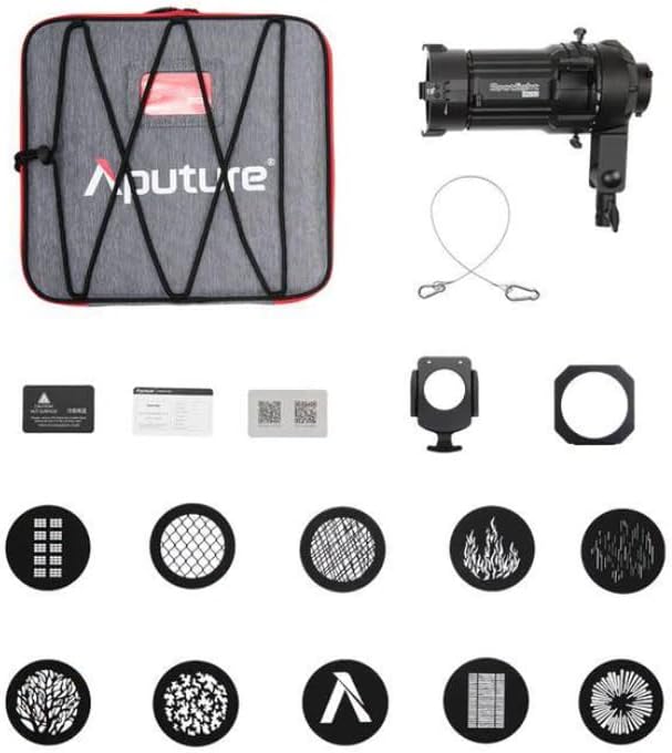 Aputure Spotlight Mini Projection Lens Modifier Kit with 19 Degree Lens for STORM 80c