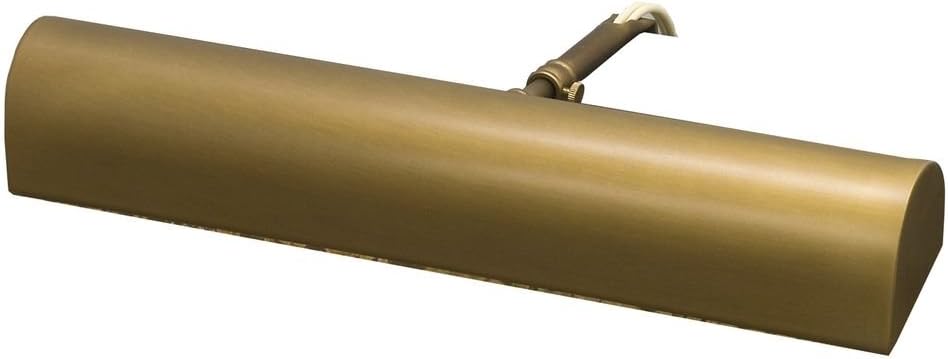House of Troy T14-76-CA Classic Traditional 2LT 14IN Picture Light, Weathered Brass Finish