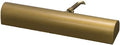 House of Troy T14-76-CA Classic Traditional 2LT 14IN Picture Light, Weathered Brass Finish