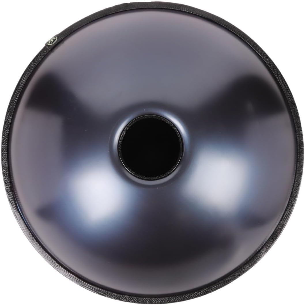 440HZ Steel Drum in 22Inch D Minor 12 Notes Hand Pan Drum Percussion Musical instrument with Soft Hand Pan Bag (12 Notes Blue Handpan)