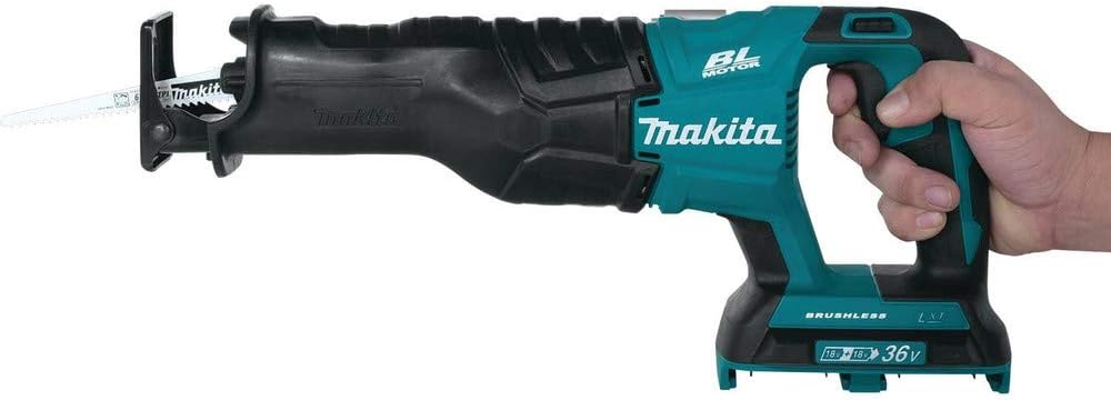 Makita XRJ06Z 18V X2 LXT Lithium-Ion (36V) Brushless Cordless Recipro Saw, Teal, 5.5 x 19 x 8 inches
