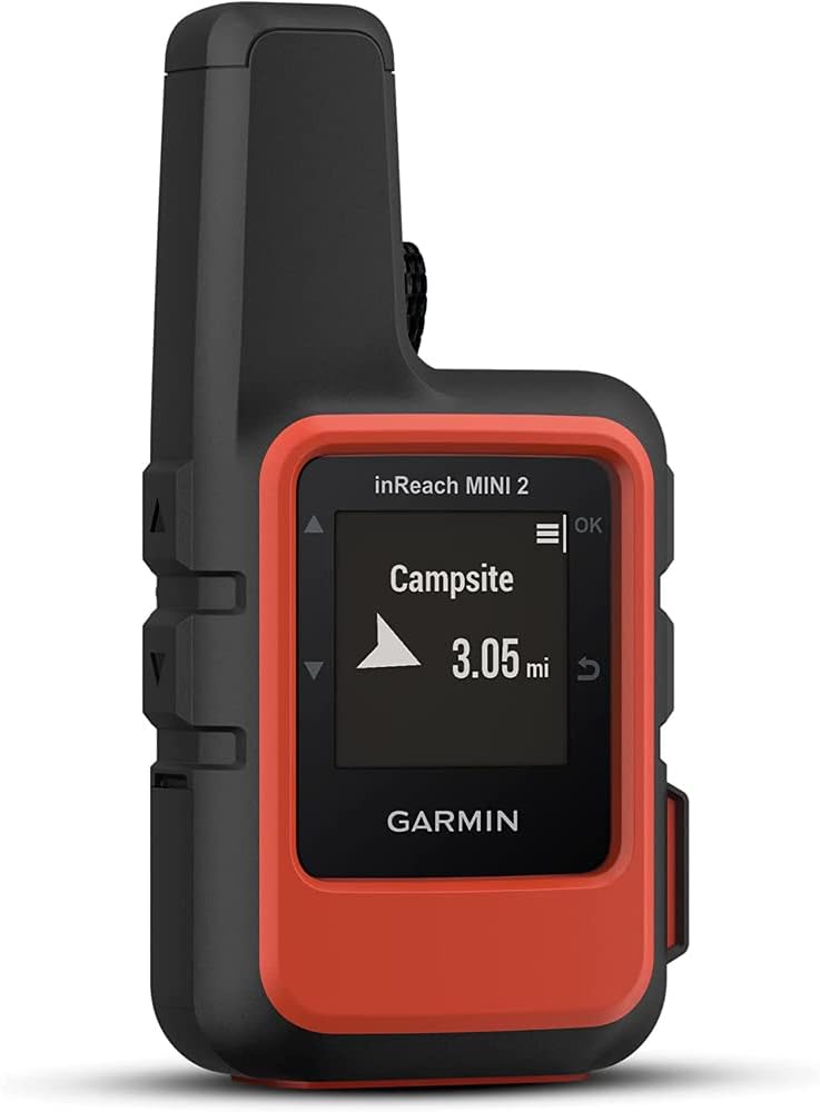 Garmin inReach Mini 2 Satellite Communicator, Two-Way Messaging, SOS, GPS, Flame Red, 010-02602-00 - Bundle w/Deco Essentials 26-Month CPS Plan