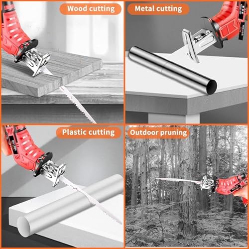 Cordless Electric Bone Saw - Professional Butcher Reciprocating Saw for Commercial & Home Use, Battery-Powered, Heavy-Duty Meat Cutter, Portable Meat Slicing Tool