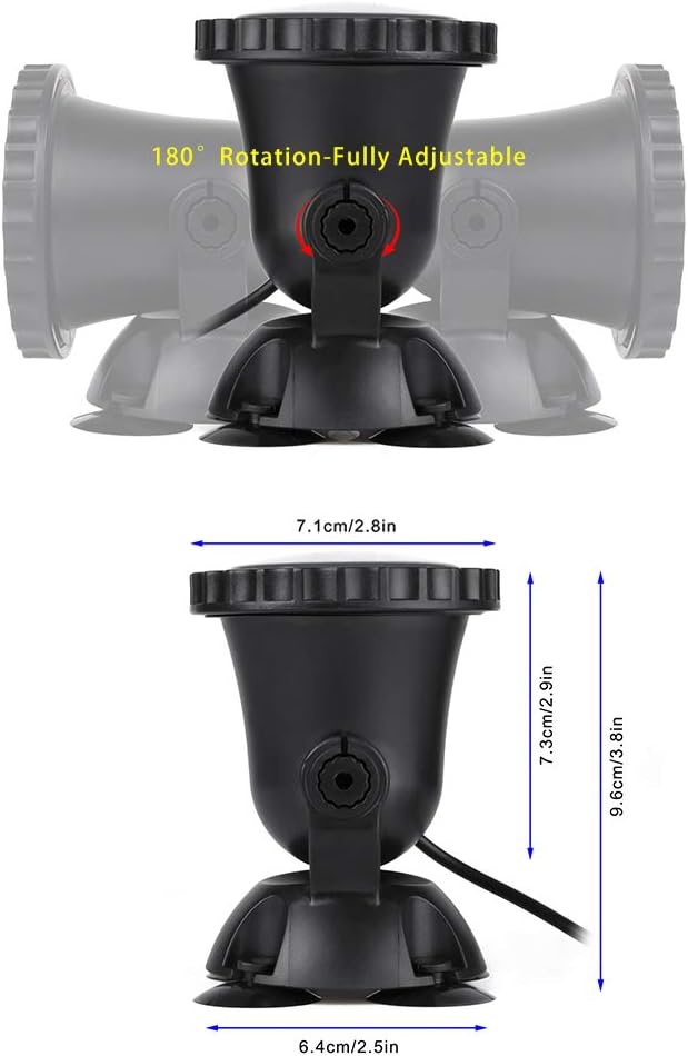 SHOYO Pond Lights Colored Underwater Fountain Lights (12 Lights) | Timer Submersible Memory Dimmable IP68 Waterproof Spotlights for Outdoor Water Pond Fountain Waterfall