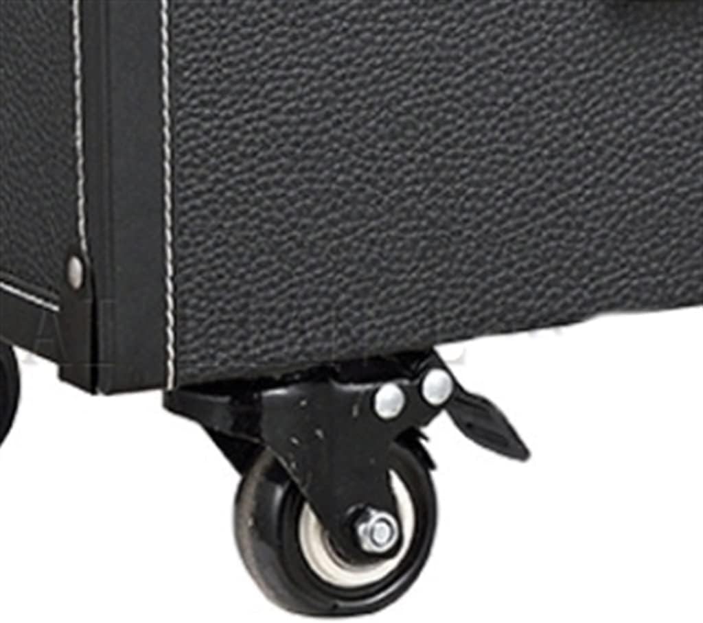 Ladies Multi-layer Large-capacity Cosmetic Case Manicure Tattoo Rolling Multi-function Trolley Suitcase(black-JoJo's Bizarre Adventure1)