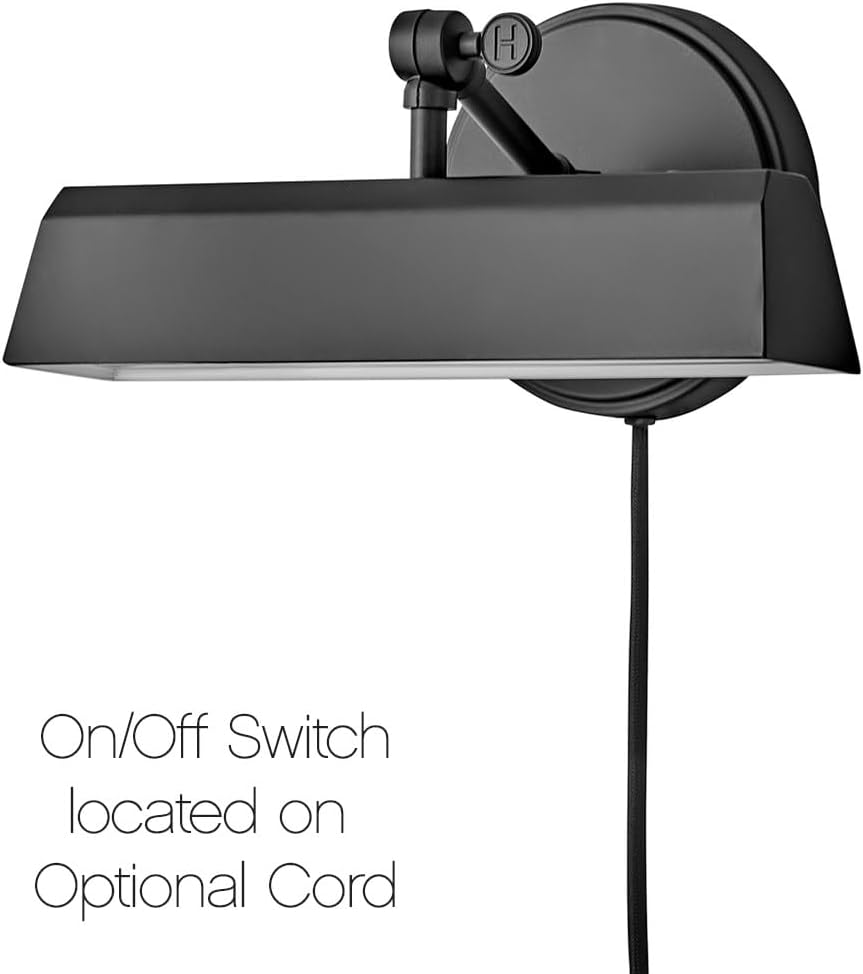 Hinkley Arti Small Adjustable Accent Picture Light, Black