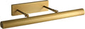 Hardwired Rotatable Brass Picture Light – Gold Wall Art Light for Paintings, Portraits & Photo Frames, Wall-Mounted LED Lighting for Artwork Display (Brushed Brass, 30 in-Picture-Light)