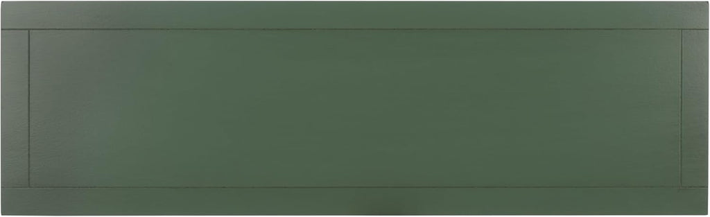 SAFAVIEH Home Collection - Christa Entryway Console Table, Dusty Green Solid Wood 3-Drawer Storage Sofa Table with Rattan Baskets (AMH5737J)