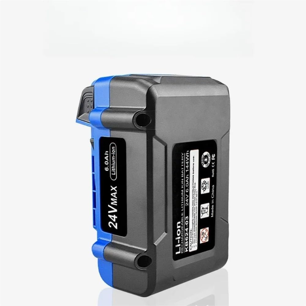 24V Replacement Lithium-Ion Max Battery Compatible With Kobalt KB624-03 KB524-03 KB424-03 KB224-03 Cordless Power Reciprocating Saw Drill Tool Packs(2pcs-6.0Ah)