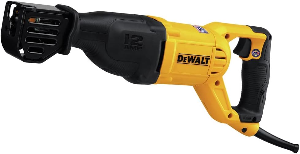 DEWALT DWE305R 12.0 Amp Reciprocating Saw (Renewed)