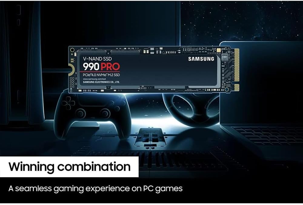 Samsung MZ-V9P4T0B/AM 990 PRO PCIe 4.0 NVMe M.2 SSD 4TB Bundle with 2 YR CPS Enhanced Protection Pack