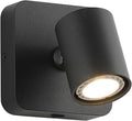 Adjustable GU10 Wall Sconce Bedside Reading Lamp Rotatable Indoor Spotlight for Bedroom Office Study