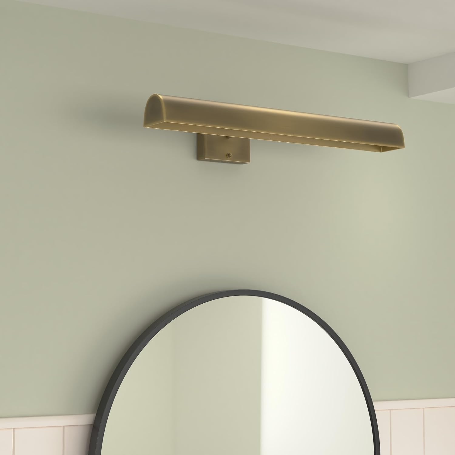House of Troy BTLED24-71 Classic Battery Operated LED Picture Light, 24', Antique Brass