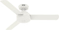 Hunter Fan 44 inch Indoor Ceiling Fan with No Light, White Ceiling Fan, 3 Blades, For Kids Room, Home Office, Living Room or Kitchen (Renewed)