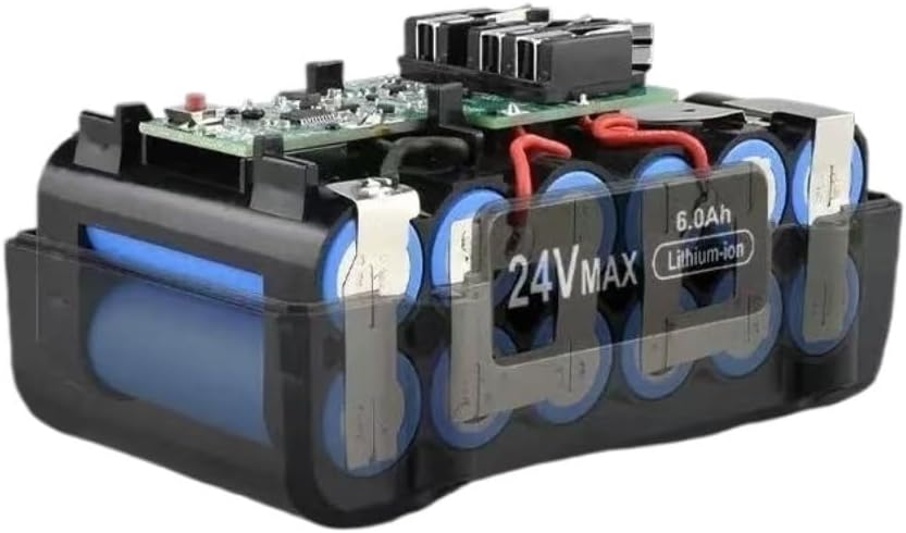 24V Li-Ion Replacement Battery Compatible with Kobalt 24-Volt Max Cordless Power Tools KB624-03 KB524-03 KB424-03 KB224-03 0673802 Drill Impact Driver Circular Saw Reciprocating Saw(2pcs 6.0ah)