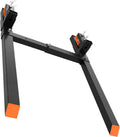 GarveeLife 60' Pallet Forks 4000 Lbs Clamp-On Pallet Forks With Adjustable Stabilizer Bar, Tractor Bucket Forks Heavy Duty Front Loader Forks, Fork Attachment for Skid Steer
