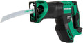 Metabo HPT 18V MultiVolt Cordless Compact Reciprocating Saw, Top Class Cutting Speed, 20% More Compact, 1-1/8' Stroke Length, 3,000 SPMs, Up to 125 Cuts Per Charge, Tool Body Only, CR18DMAQ4