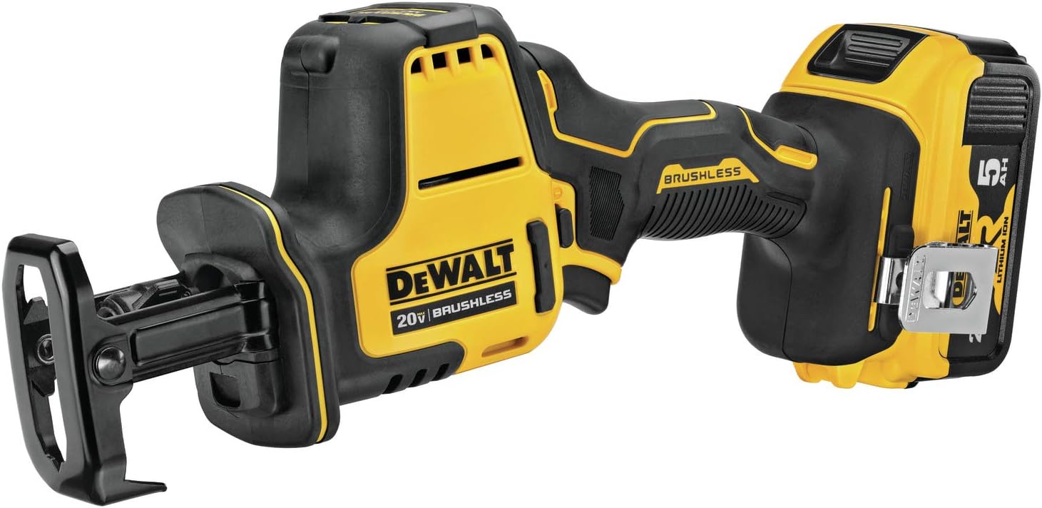 DEWALT DCS369P1 Atomic 20V Max* Cordless One-Handed Reciprocating Saw Kit