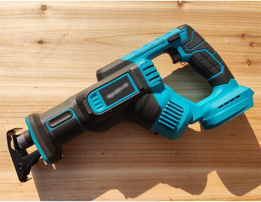Cordless Reciprocating Saw Power for Wood/Metal Cutting with 4pcs Blades fit 18v Battery