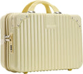 Durable Suitcase for Women Makeup Travel Case Hard Shell Vanity Cases Portable ABS Cosmetic Case Hand Luggage Case For Women Retro Suit Case (Color : C, Size : 14inch)