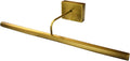 BSLED24-71 Slim-Line LED Battery Operated 6.4W 3000K 88-Lumen Picture Light, Antique Brass Finish