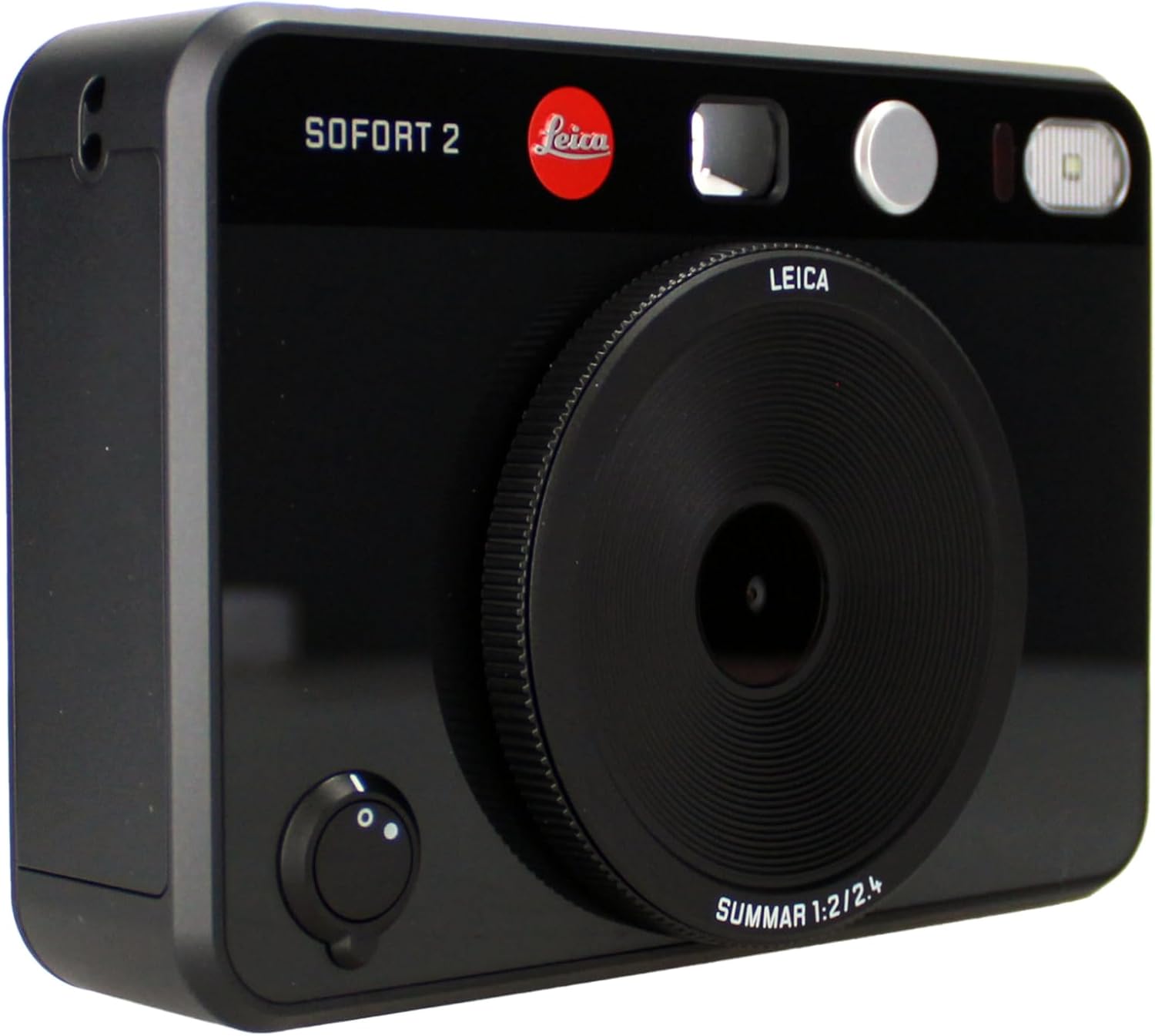 Leica Sofort 2 Hybrid Instant Photo Film and Digital Camera (Black) (19190) with LCD Display Bundle with Fujifilm Instant Film 20 Sheets + 128 GB Memory Card + Bag + Cleaning Kit